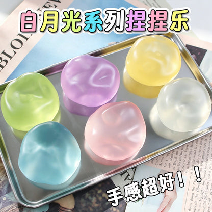 Cross-border bestseller coconut oil handmade stress-relief toy, high aesthetic plasticine-like Vaseline stress-relief ball - image 1