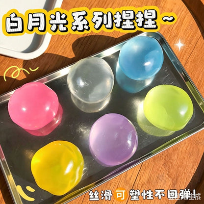 Cross-border bestseller coconut oil handmade stress-relief toy, high aesthetic plasticine-like Vaseline stress-relief ball - image 4