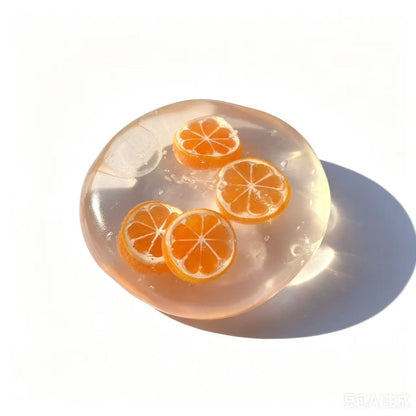 Popular fruit coconut ball stress-relief toy, translucent and moldable, non-rebound, with a good feel and fun to squeeze - image 2