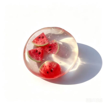 Popular fruit coconut ball stress-relief toy, translucent and moldable, non-rebound, with a good feel and fun to squeeze - image 5