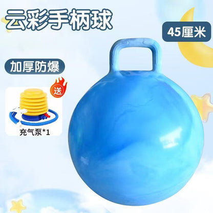 Children's Thickened Inflatable Cloud Ball for Parent-Child Interaction, Sensory Integration Training Toy, Cycling Backrest and Waist Support Ball, Internet Sen - image 2