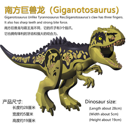 Dinosaur building block assembly toy, dinosaur egg, Tyrannosaurus rex, handmade creative model, educational science 3D puzzle animal - image 4