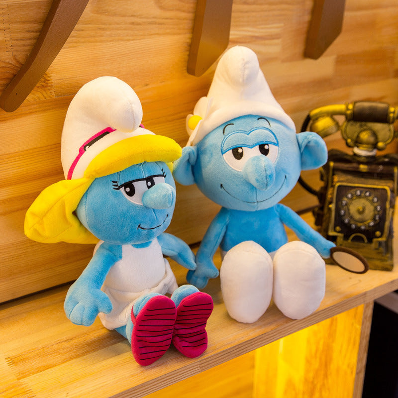 Blue Elf Doll Creative Toy Cartoon Blue Dad Plush Toy Pillow Stuffed Doll Birthday Gift Wholesale - image 3