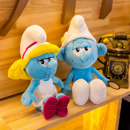 Blue Elf Doll Creative Toy Cartoon Blue Dad Plush Toy Pillow Stuffed Doll Birthday Gift Wholesale - image 3