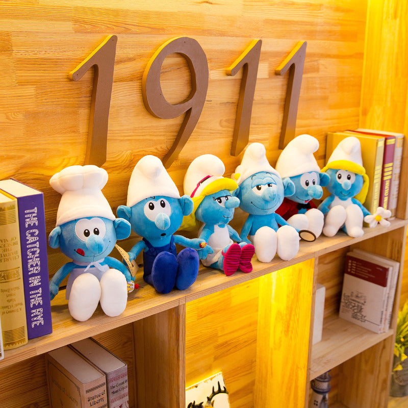 Blue Elf Doll Creative Toy Cartoon Blue Dad Plush Toy Pillow Stuffed Doll Birthday Gift Wholesale - image 4