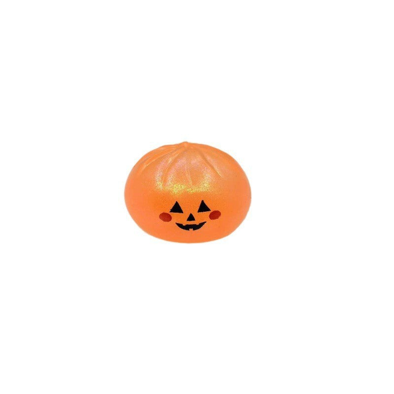 Cross-border Halloween pumpkin and skull squishy toy, stress-relief with steamer, stress-relief toy, manufacturer's stock for wholesale - image 5