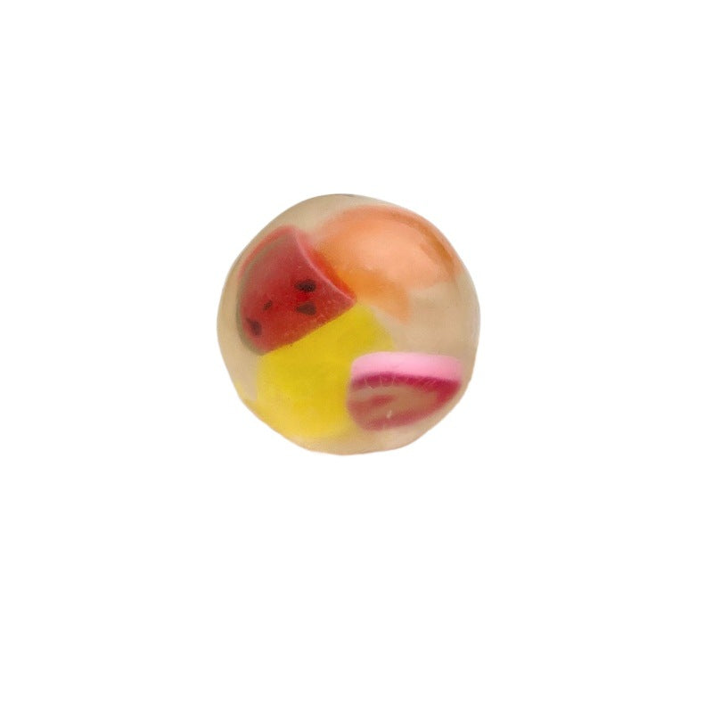 Cross-border popular fruit coconut oil handmade stress-relief toy, moldable vaseline decompression venting ball - image 5