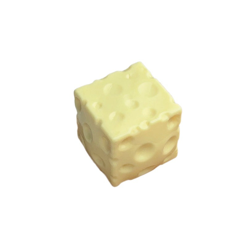 Crunchy Square Cheese Squishy Toy, Sound-Activated Squeaky Stress Relief Ball, Noisy Ball for Stress Reduction and Venting - image 5