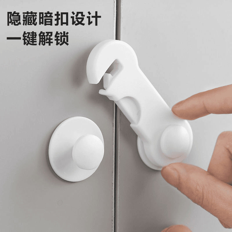 Baby safety locks for drawers, prevents children from pinching their fingers, safety locks for sliding doors, refrigerators, cabinets, and cabinet doors - image 2