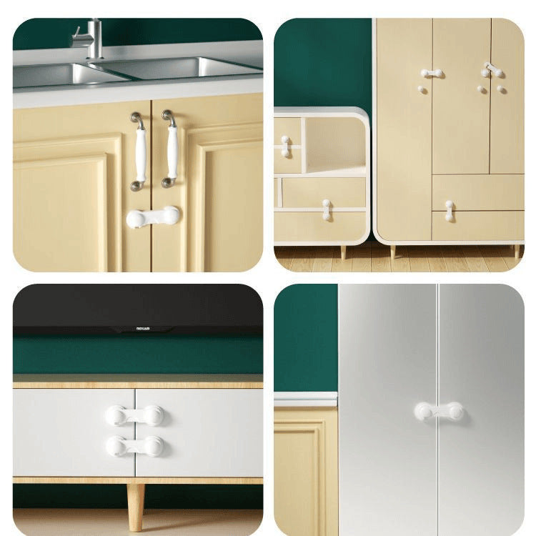 Baby safety locks for drawers, prevents children from pinching their fingers, safety locks for sliding doors, refrigerators, cabinets, and cabinet doors - image 4