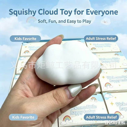 Cross-border ultra-soft stress-relief cloud squeeze toy, slow-rebound magic stress-relief toy, wholesale hand-squeezable simulation toy - image 3
