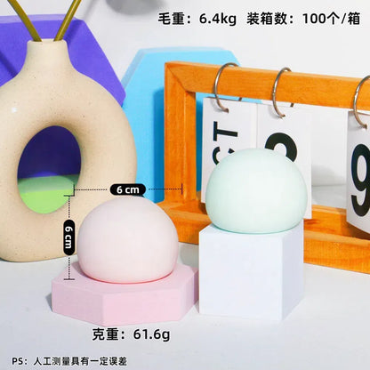 Popular viral toy stress relief ball, small toy, ice-skin handmade ball, noisy ball, squeeze toy for stress reduction - image 4