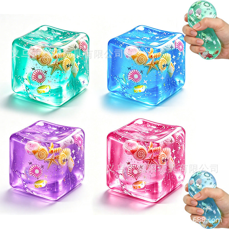 Cross-border bestseller: Ice Cube Maltose Squishy Toy, Popular Stress Relief Toy with Slow Rebound, Wholesale - image 3