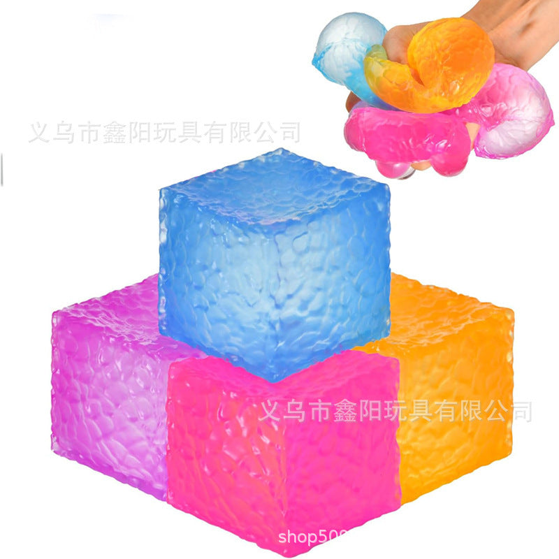Cross-border bestseller: Ice Cube Maltose Squishy Toy, Popular Stress Relief Toy with Slow Rebound, Wholesale - image 5
