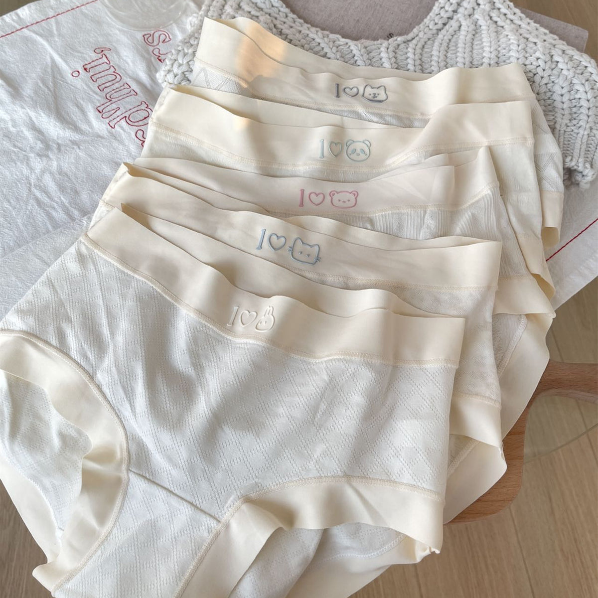 Kamiao Class A Baby Cotton Full Pants 5A Antibacterial Women's Mid-Waist Teenager Triangle Panties Breathable Comfortable Women's Underwear - image 3