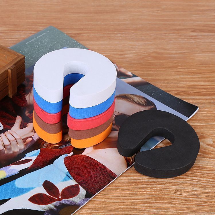 Children's door stopper to prevent pinched fingers, door clamp, baby door gap stopper, windproof door stopper, door wedge - image 4