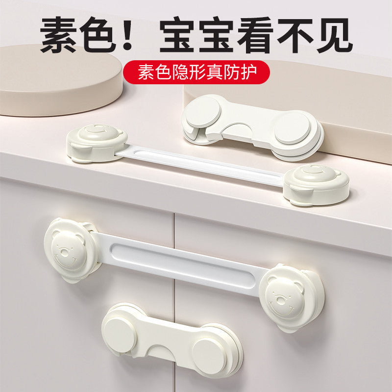 Baby safety locks for drawers, prevents children from pinching their fingers, protects against opening, sliding door locks, refrigerator locks, cabinet locks - image 1