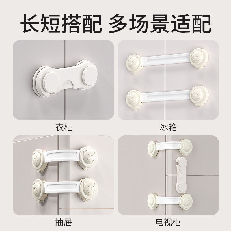 Baby safety locks for drawers, prevents children from pinching their fingers, protects against opening, sliding door locks, refrigerator locks, cabinet locks - image 4