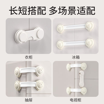 Baby safety locks for drawers, prevents children from pinching their fingers, protects against opening, sliding door locks, refrigerator locks, cabinet locks - image 4