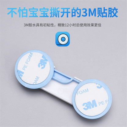 Drawer lock, child safety lock, short lock, anti-pinch multifunctional lock for baby, suitable for drawers, cabinet doors, and refrigerator safety locks - image 2