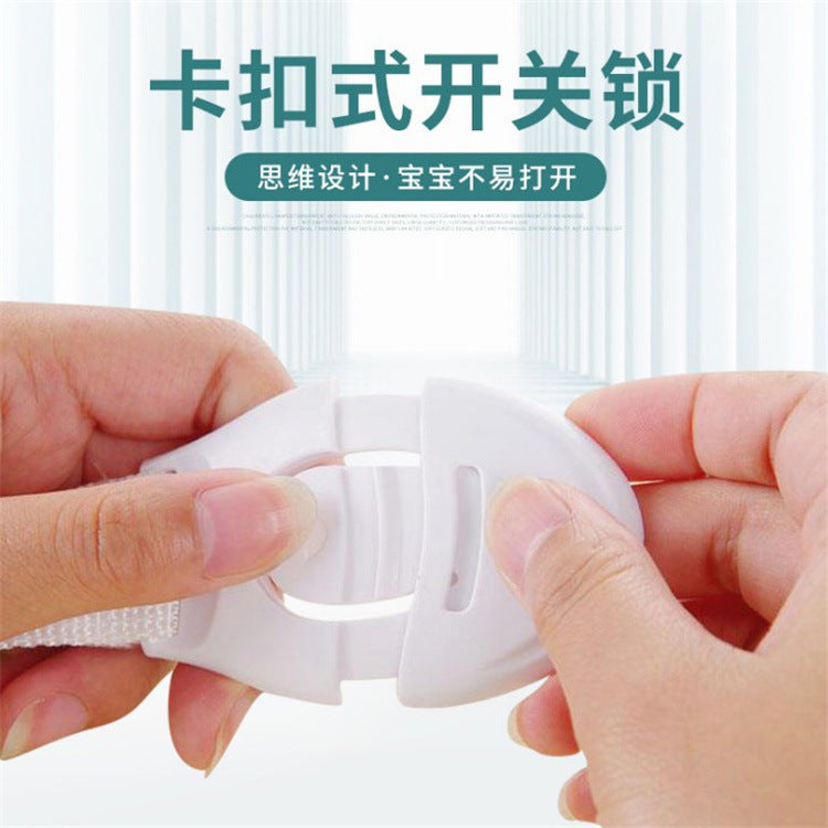 Children's drawer lock, ribbon safety lock, baby anti-pinch fabric strap, baby safety lock, safety buckle - image 3