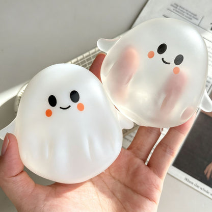 New Halloween moldable cute ghost and demon stress-relief toy, coconut oil and petroleum jelly venting ball - image 3