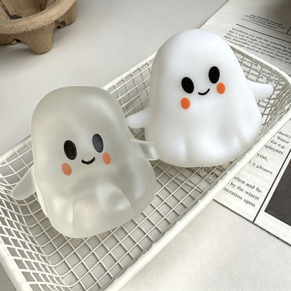 New Halloween moldable cute ghost and demon stress-relief toy, coconut oil and petroleum jelly venting ball - image 4