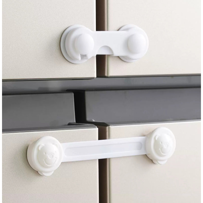 Child safety locks to prevent pinching, baby protection locks, drawer locks, cabinet door locks, refrigerator locks, window locks - image 3