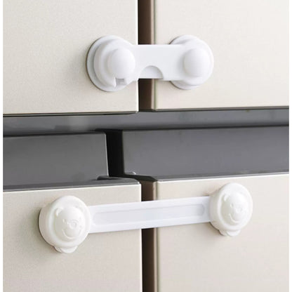Child safety locks to prevent pinching, baby protection locks, drawer locks, cabinet door locks, refrigerator locks, window locks - image 3