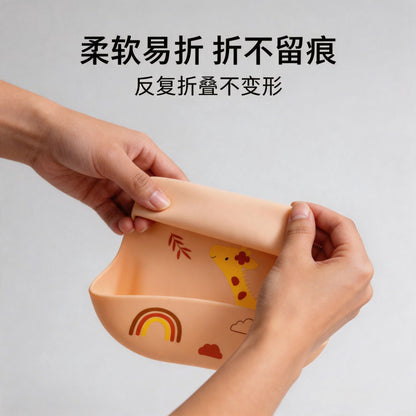 New in stock: children's silicone bibs, baby waterproof and anti-dirt silicone saliva towels, baby food bibs wholesale - image 4