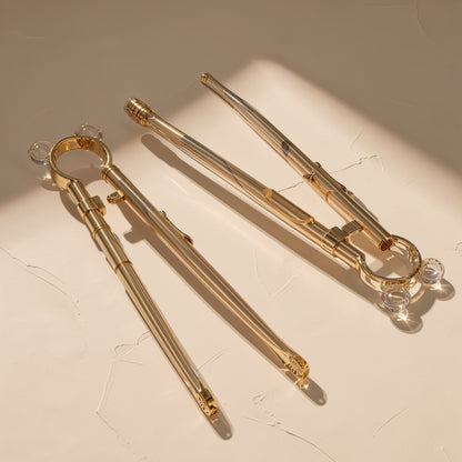 Children’s plastic training chopsticks with an automatic return mechanism and round-head style - view 2
