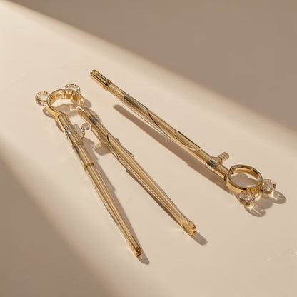 Children’s polypropylene training chopsticks with an automatic return mechanism - view 2