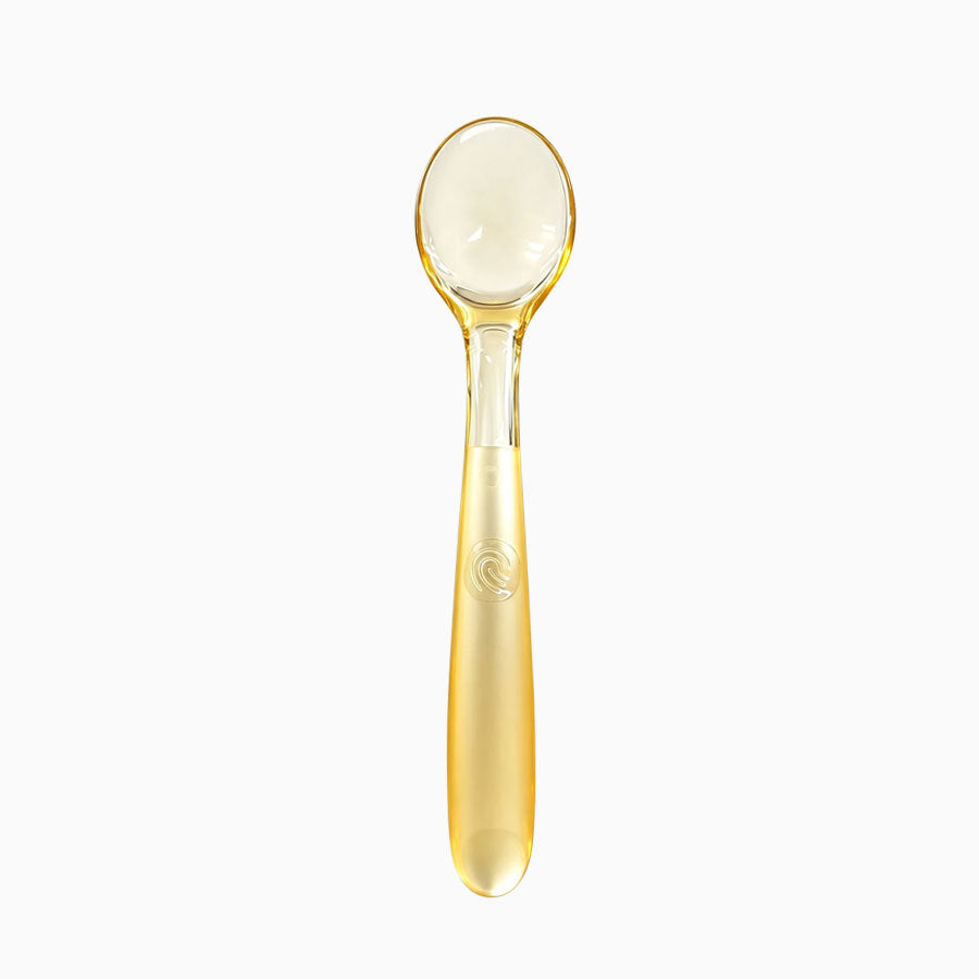 PPSU baby feeding spoon, integrated training spoon for children learning to eat, high-temperature resistant fingerprint spoon - image 5