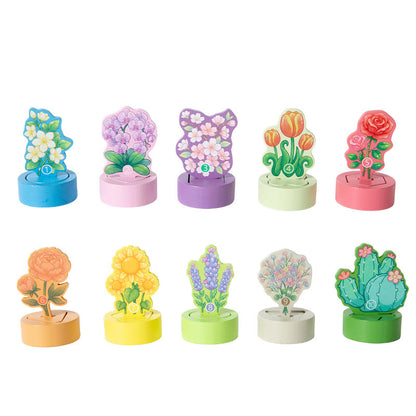 Children's plant shape matching toy, baby color and shape classification cognitive early education wooden educational toy - image 5