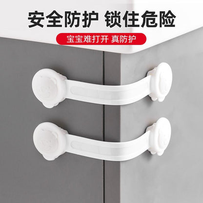 Child safety locks for drawers and cabinet doors, child-proof locks, anti-opening tools, baby cabinet locks, anti-pinch safety clasps, protective locks - image 2