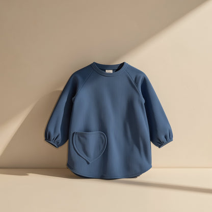 Long-sleeve baby bib made from 100% polyester - view 4