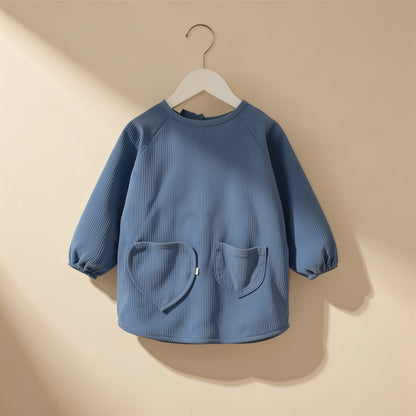 Long-sleeve baby bib made from 100% polyester - view 5