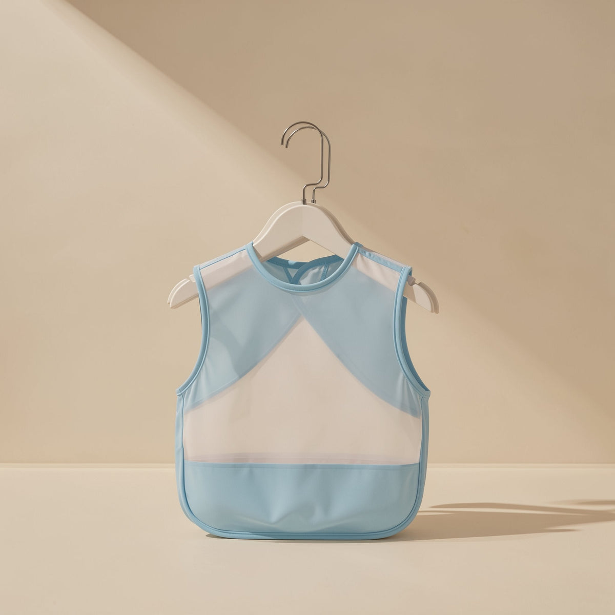 EVA children's feeding bib with a cartoon pattern and sleeveless apron-style design - view 4