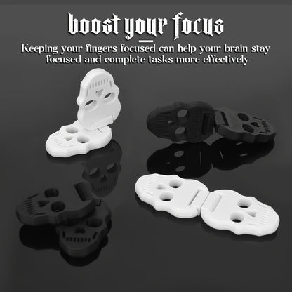 New cross-border product: 3D printed skull design zipper slider for exercising finger flexibility and stress relief finger toy - image 3