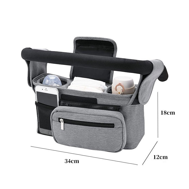 Cross-border baby stroller bottle bag, multi-functional baby product storage hanging bag for stroller - image 5