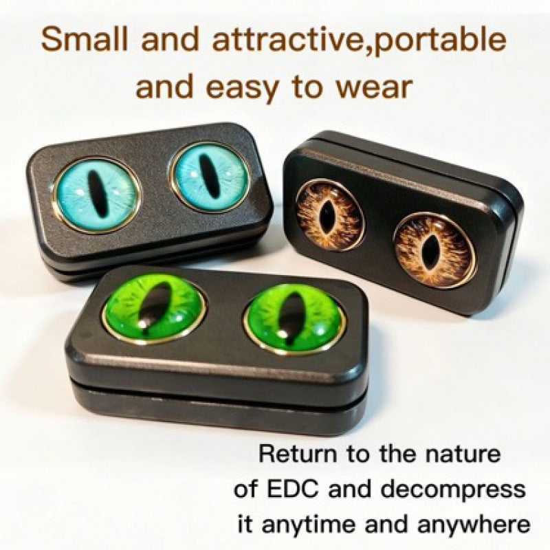 Owl EDC Fidget Spinner Slider Pusher Metal Fidget Toy Trendy Toy Portable Stress Relief Gadget - image 1