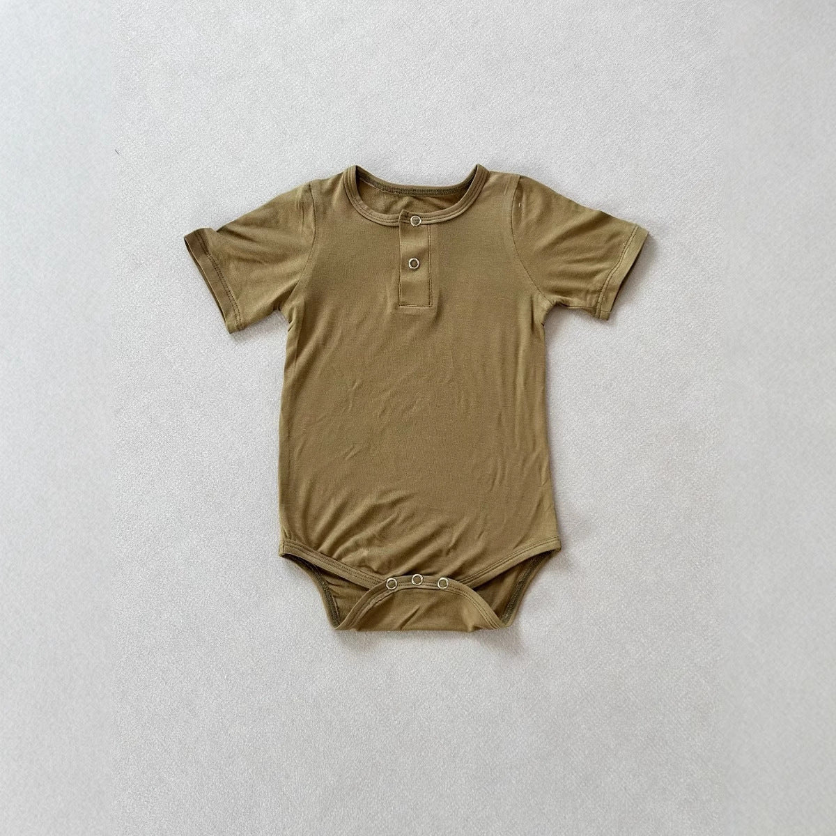 Class a Breathable Bamboo Fiber One-piece Bodysuit for Baby