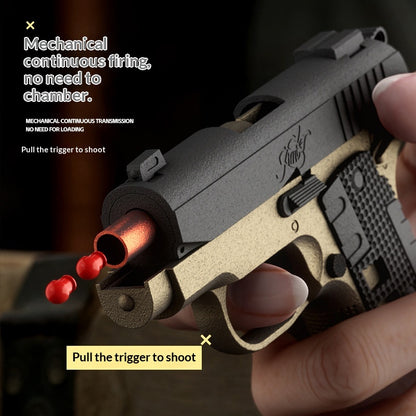 Breech-loading Rapid-fire 1911-style Kids Toy Gun