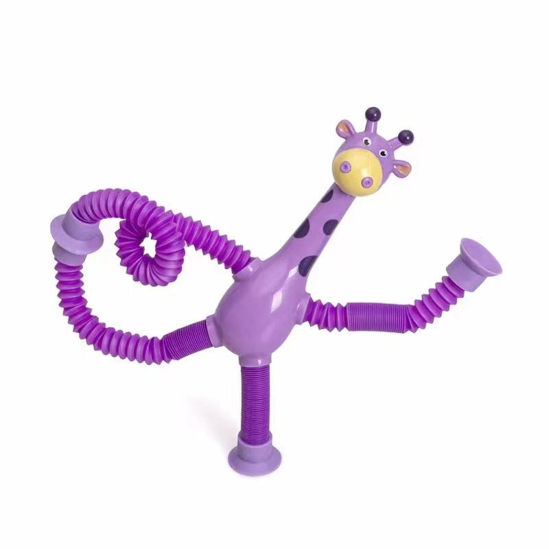 Giraffe Pop-Tube Toy