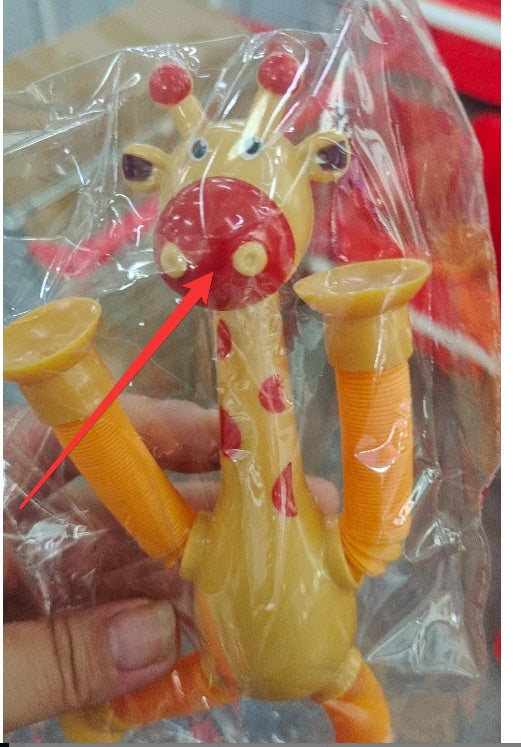 Giraffe Pop-Tube Toy