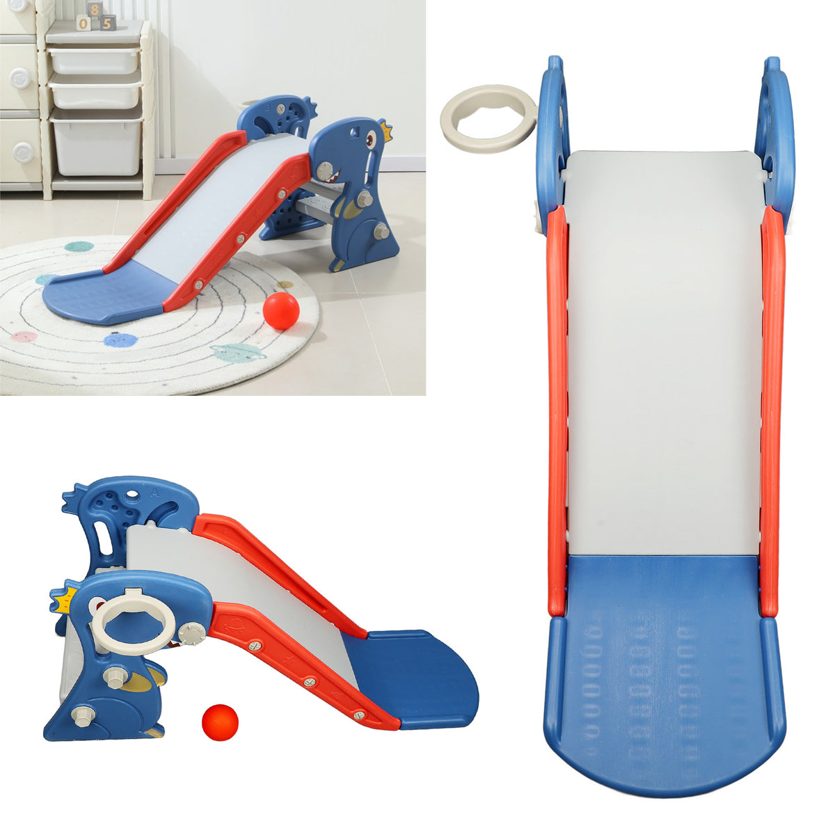 Toddler Indoor Slide for 0 to 3 Years Old Easy Assembly