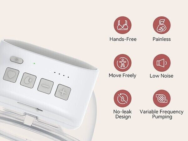 S9 Breast 2pcs Double Wearable Hands-free Electric