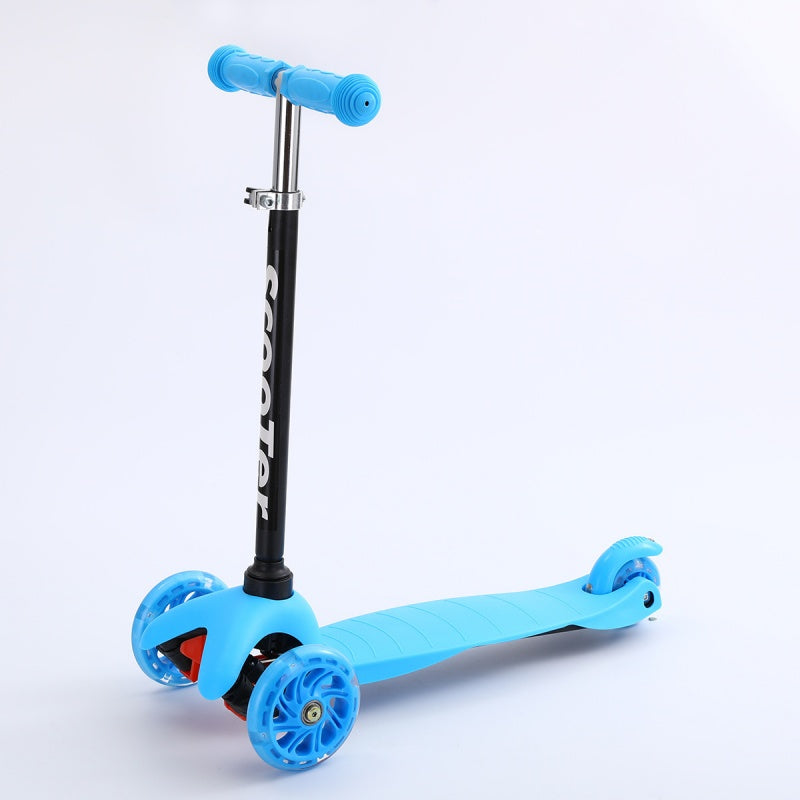 Kids Child Kick Push Scooter 3 Wheels LED Flashing Tilt Lean