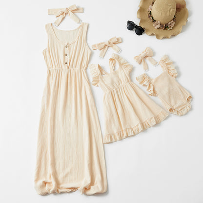 Baby Clothes for Mother and Daughter Parent-child Outfit