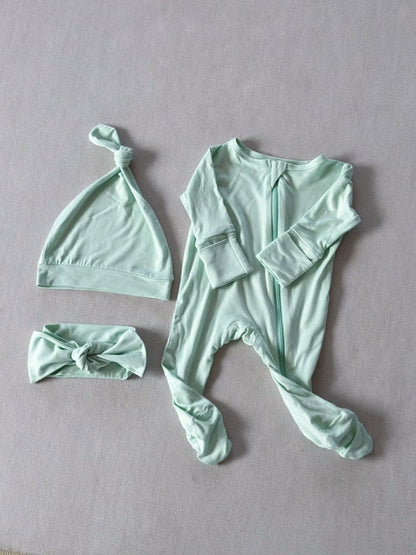 Baby Footed Zip-up Romper Onesie